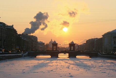 Зима, Петербург