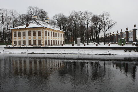летний сад, зима