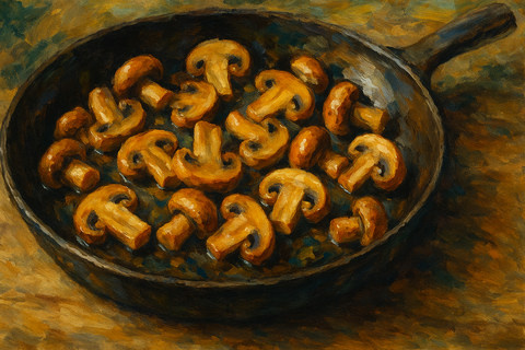 грибы жареные