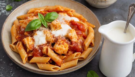 Добавляю молоко в пасту и сытный ужин готов: всего 20 минут на ароматные макароны под соусом