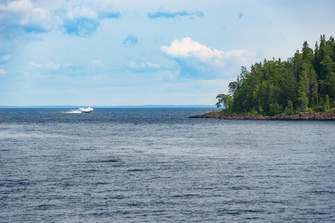 озеро, берег, вода