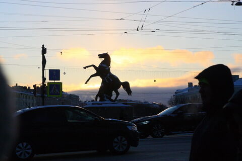 питер, ночь