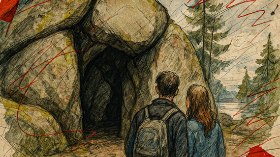 вход в грот вход в грот