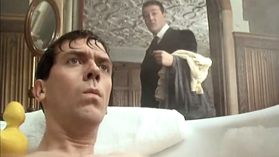 Кадр из телесериала «Дживс и Вустер», 1990г.