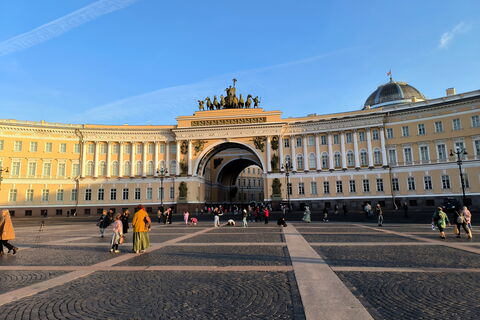 арка, дворцовая площадь