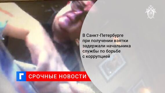 В Санкт-Петербурге при получении взятки задержали начальника службы по борьбе с коррупцией