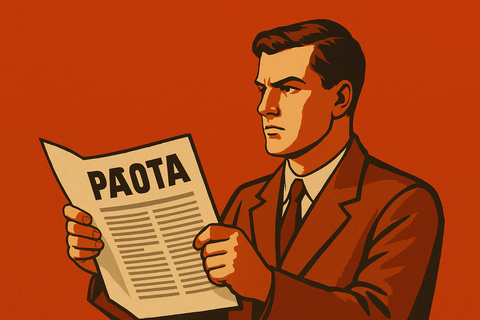 Человек ищет работу
