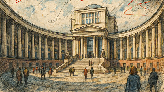 Это не музей и не дворец: что на самом деле находится за колоннадой на Московском проспекте