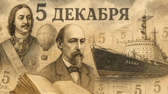 Петр 1, аэростат, Екатерина 2 и атомный ледокол