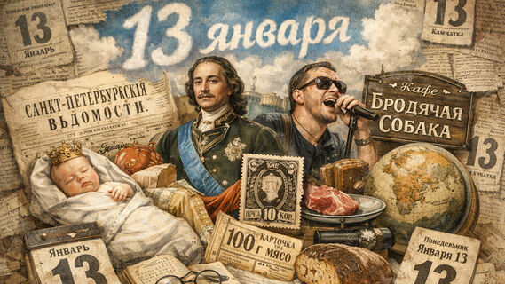 Петр 1, Бродячая собака, блокада, почтовые марки