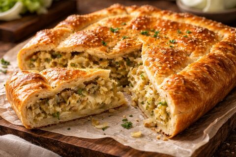 капустный пирог 