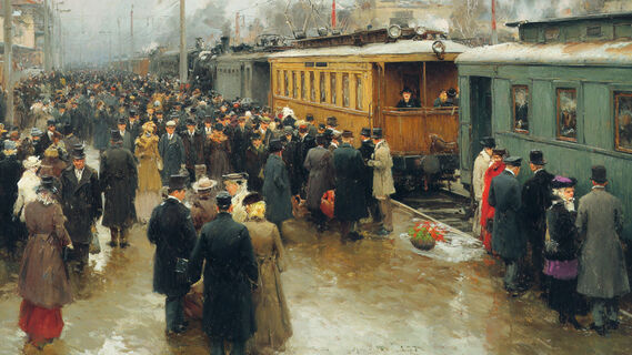 Вокзалы прошлого и ямщики