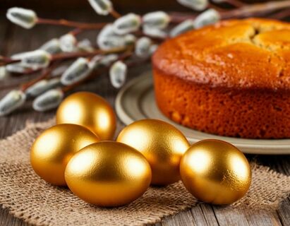 Беру ложку и желатин – получаю не яйцо, а произведение искусства: от золотого блеска глаз не отвести