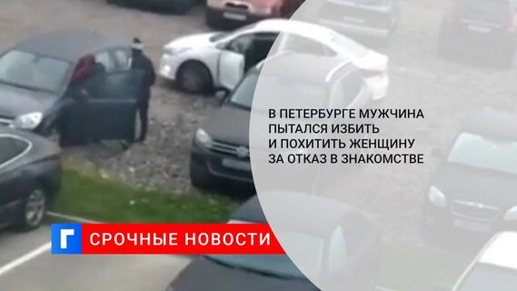 В Петербурге мужчина пытался избить и похитить женщину за отказ в знакомстве