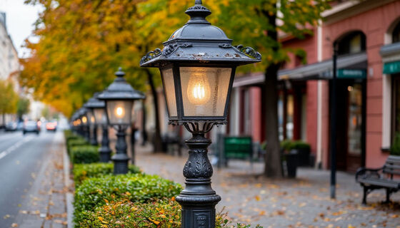 Сквер Шевченко преобразился: установили новые чугунные фонари Сквер Шевченко преобразился: установили новые чугунные фонари