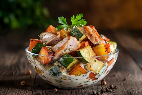 Рецепт салата "Лилия", который я искал годами — теперь готовлю каждый день: сочная вкуснота