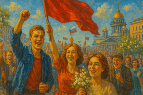 Первомай, Петербург, арт