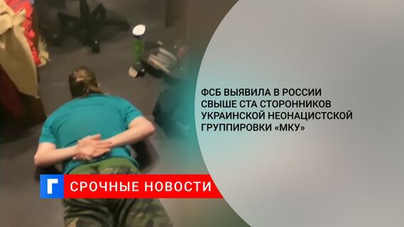 ФСБ выявила в России свыше ста сторонников украинской неонацистской группировки «МКУ»