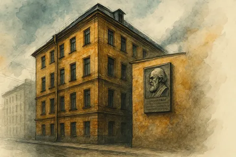 Старинный дом, центр города