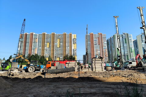 Пока «Каменка» — это котлован: «Метрострой Северной столицы» показал, с чего начинается новая станция метро