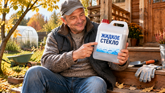 Дачники скупают жидкое стекло канистрами перед холодами: «укрывают» дорожки, цоколь, ступени и ещё пару мест — бетон словно под бронёй