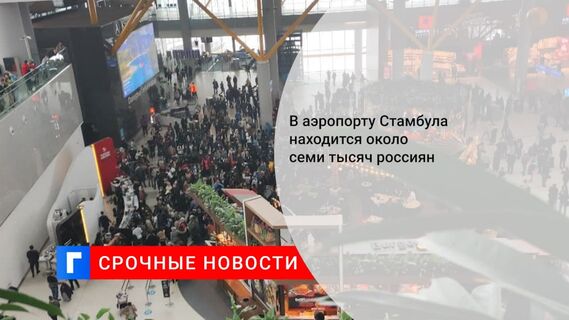 В Стамбуле, где аэропорт закрыли из-за снегопада, остаются около 2 тысяч россиян