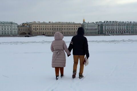 зима, санкт-петербург, погода, одежда