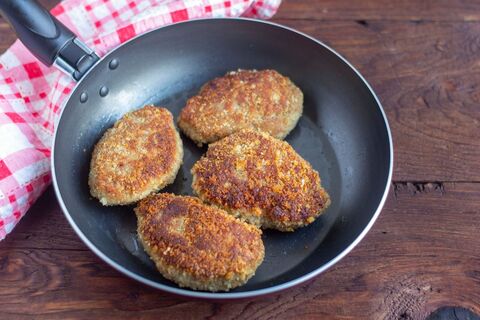 Котлеты получатся сочными 