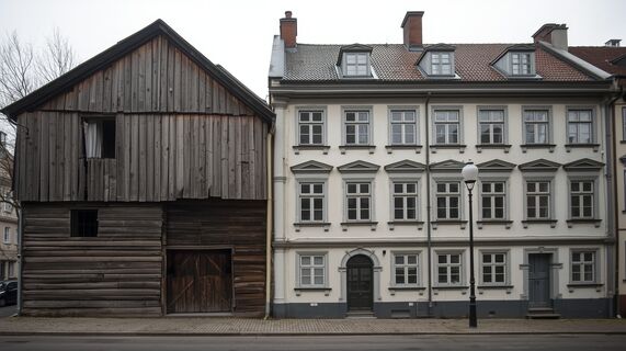 От землянок до «образцовых» домов: в каких условиях жили первые петербуржцы на болотах Невы