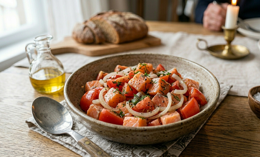 Самый вкусный салат "Амурский" без майонеза: лёгкий, яркий и невероятно праздничный