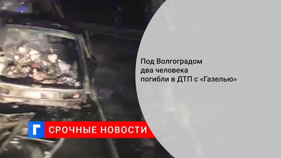 Под Волгоградом два человека погибли в ДТП с «Газелью» 