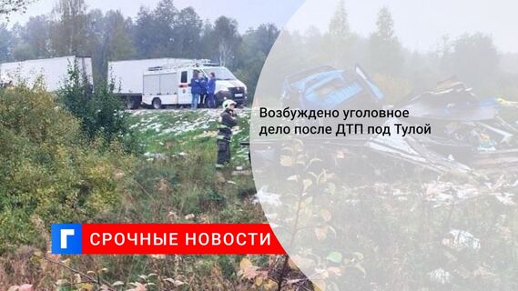 Возбуждено уголовное дело после ДТП под Тулой 