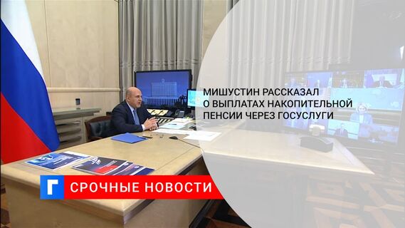 Мишустин рассказал о выплатах накопительной пенсии через Госуслуги