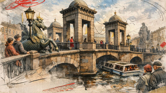 Самый уникальный мост Петербурга: сменил трех хозяев, а императорская семья боялась его сносить