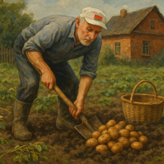 белорусы и картофель