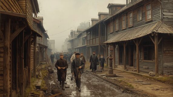 За Обводным каналом — другая планета: как родились рабочие окраины и что это изменило в Петербурге XIX века