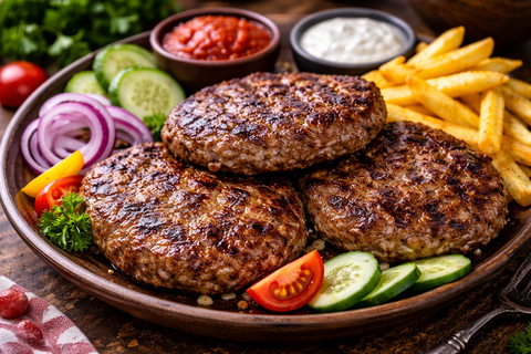 Это не котлеты, а настоящий шедевр: сербская плескавица, от которой невозможно оторваться