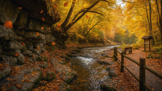 Каньон реки Лава