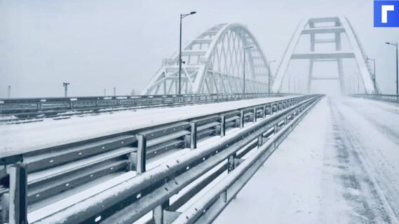 Возобновлено движение по Крымскому мосту в одну сторону