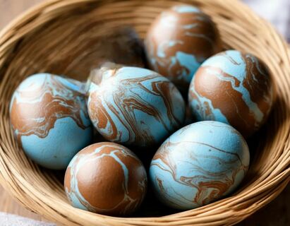 Не яйца, а настоящий шедевр: оригинальный метод покраски на Пасху – просто возьмите 2 компонента