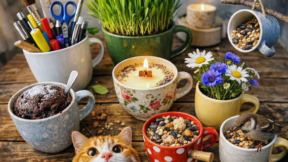 В моем доме старые кружки никогда не выбрасываются: нашла, как зарабатывать на них