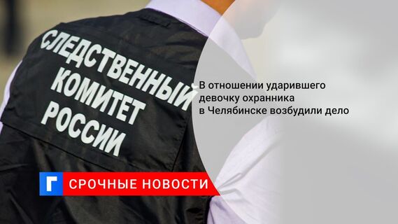 В отношении ударившего девочку охранника в Челябинске возбудили дело 