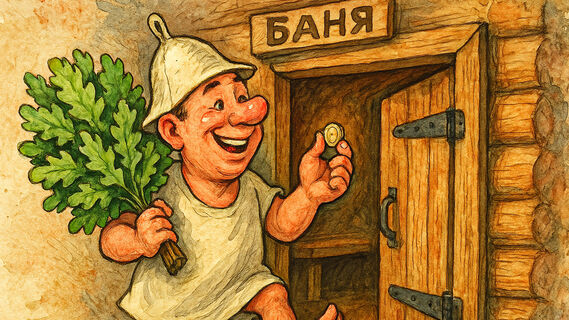 Мужчина, баня