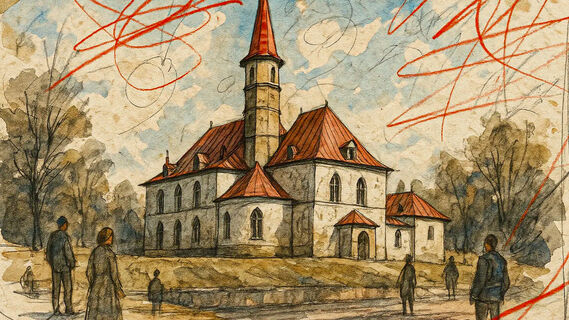 Архитектурный парадокс в Гатчине