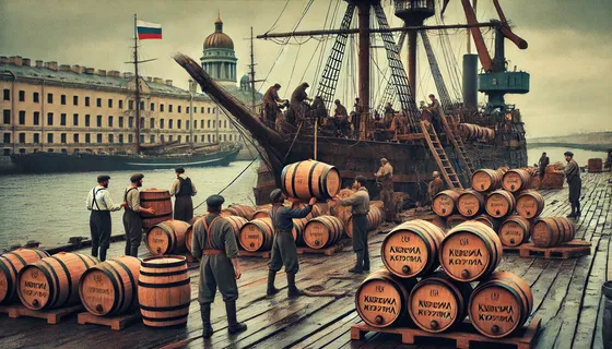 Вино везут из Петербурга