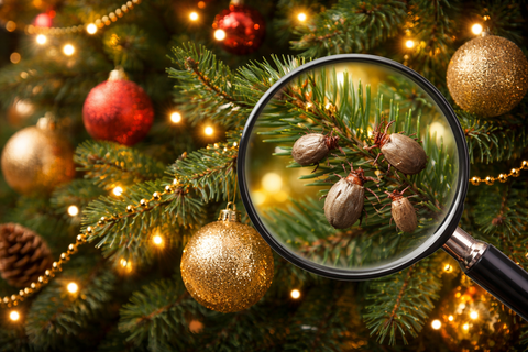 елка и клещи