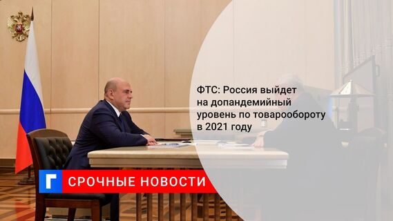 ФТС: Россия выйдет на допандемийный уровень по товарообороту в 2021 году