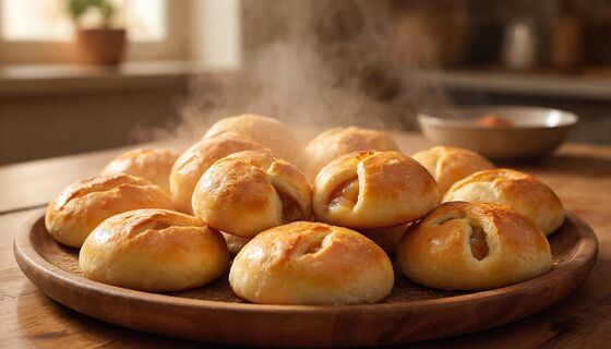 Постные пирожки с яблоками: простая выпечка на каждый день - справится даже ребенок 