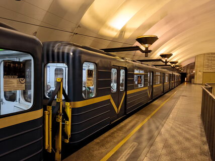 метро, вагон, станция