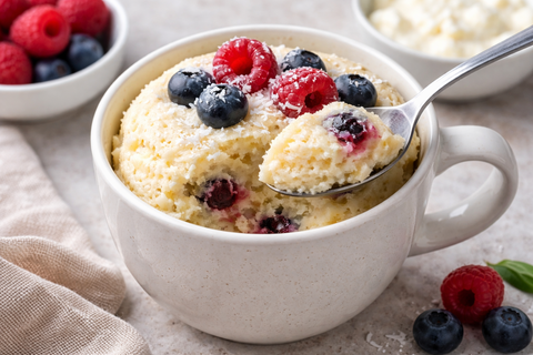 Готовлю вкуснейшее творожное суфле за 3 минуты: просто ставлю в микроволновку — и готово